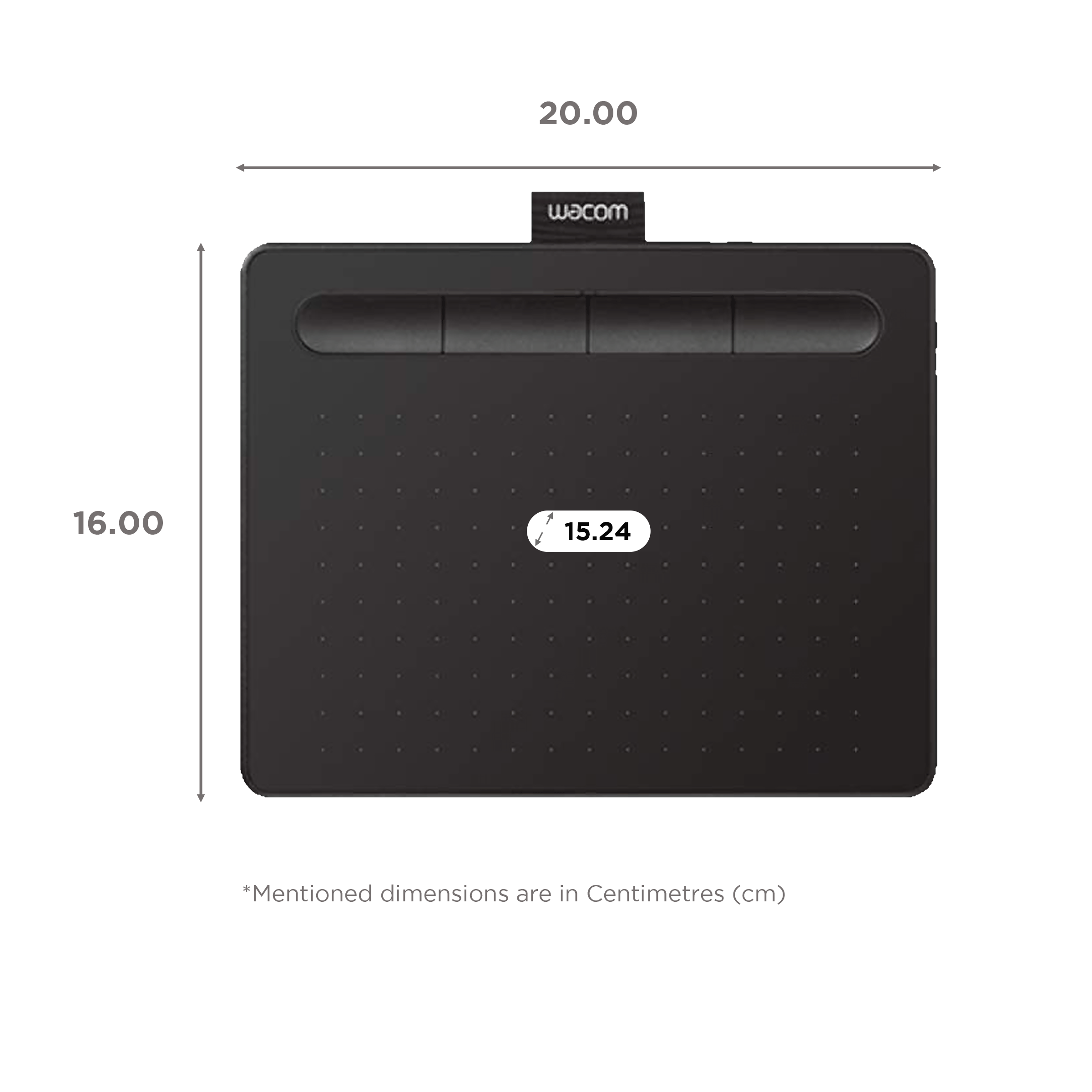 Buy Intuos Small Graphics Tablet (6 Inch, Black) Online Croma